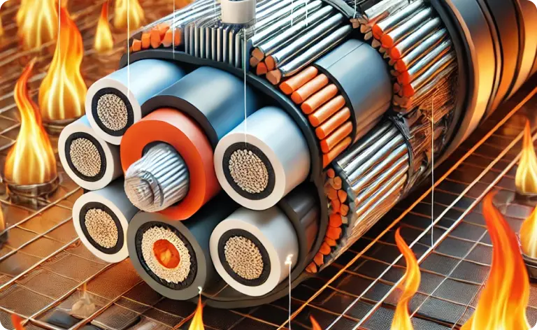 همه چیز درباره ی کابل ضد حریق