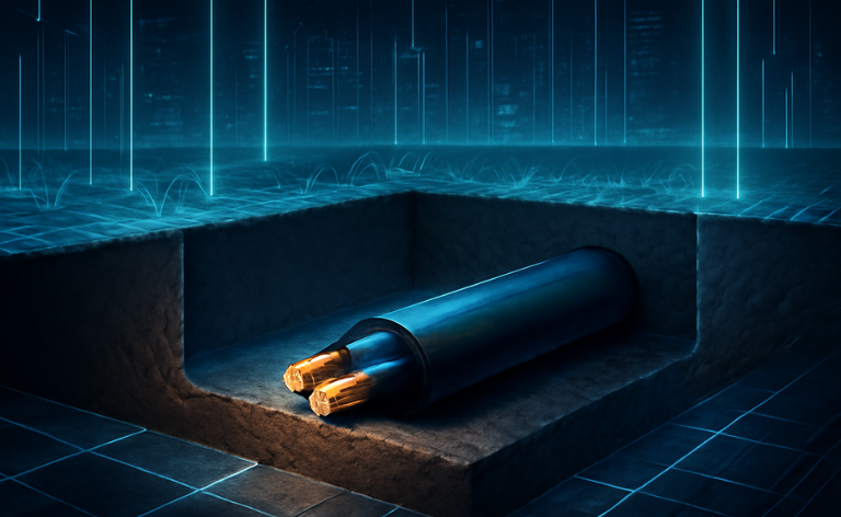 کابل کشی زمینی فشار ضعیف