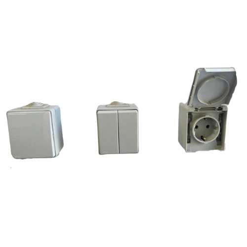 کلید و پریز روکار IP دار ایفاپل