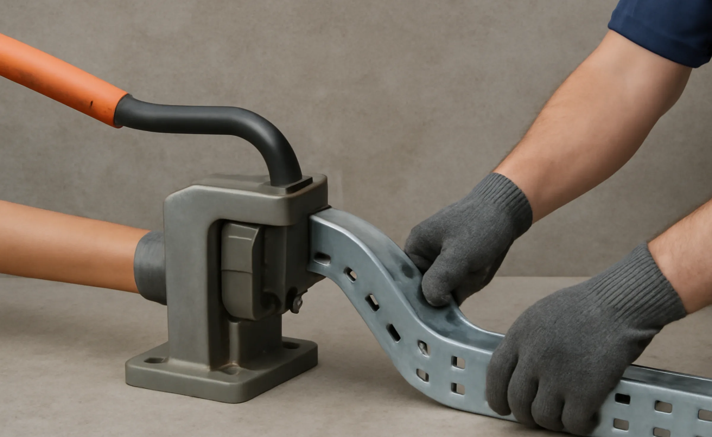 آموزش خم زدن سینی کابل